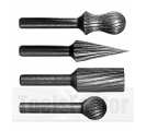 Набор фрезери за ръчно фрезоване, 4 части 6 mm, 13; 13; 13; 13 mm