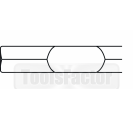 Държач за инструменти, шестостенен захват 28 mm 390 mm