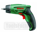 Акумулаторен Винтоверт BOSCH PSR 7,2 Li Батерия 7,2 V Li-Ion Сила 10 Nm Куфар 10 бита