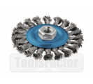 Дискова телена четка 115 mm, 0,5 mm, 12 mm, M14
