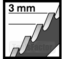Нож за прободен трион U 111 C Basic for Wood, 10 опаковки