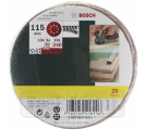 Комплект шкурки за ексцентършлайф Ø 115 mm 25 части