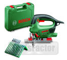 Прободен Трион BOSCH PST 800 PEL + 10 ножчета Мощност 530 W Куфар Регулиране на оборотите Махаловидно движение