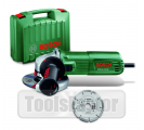 Ъглошлайф BOSCH PWS 9-125 CE AVG  900 W 125 mm Регулиране на оборотите Куфар + Диамантен диск