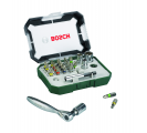 BOSCH комплект битове и тресчотка 26 части