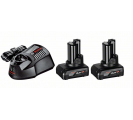 2 x GBA 10,8 V акумулатор с 4,0 Ah + бързозарядно устройство  AL 1130 CV