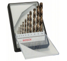 Набор Robust Line спирални свредла за метал HSS-Co, 10 части 1; 2; 3; 4; 5; 6; 7; 8; 9; 10 mm